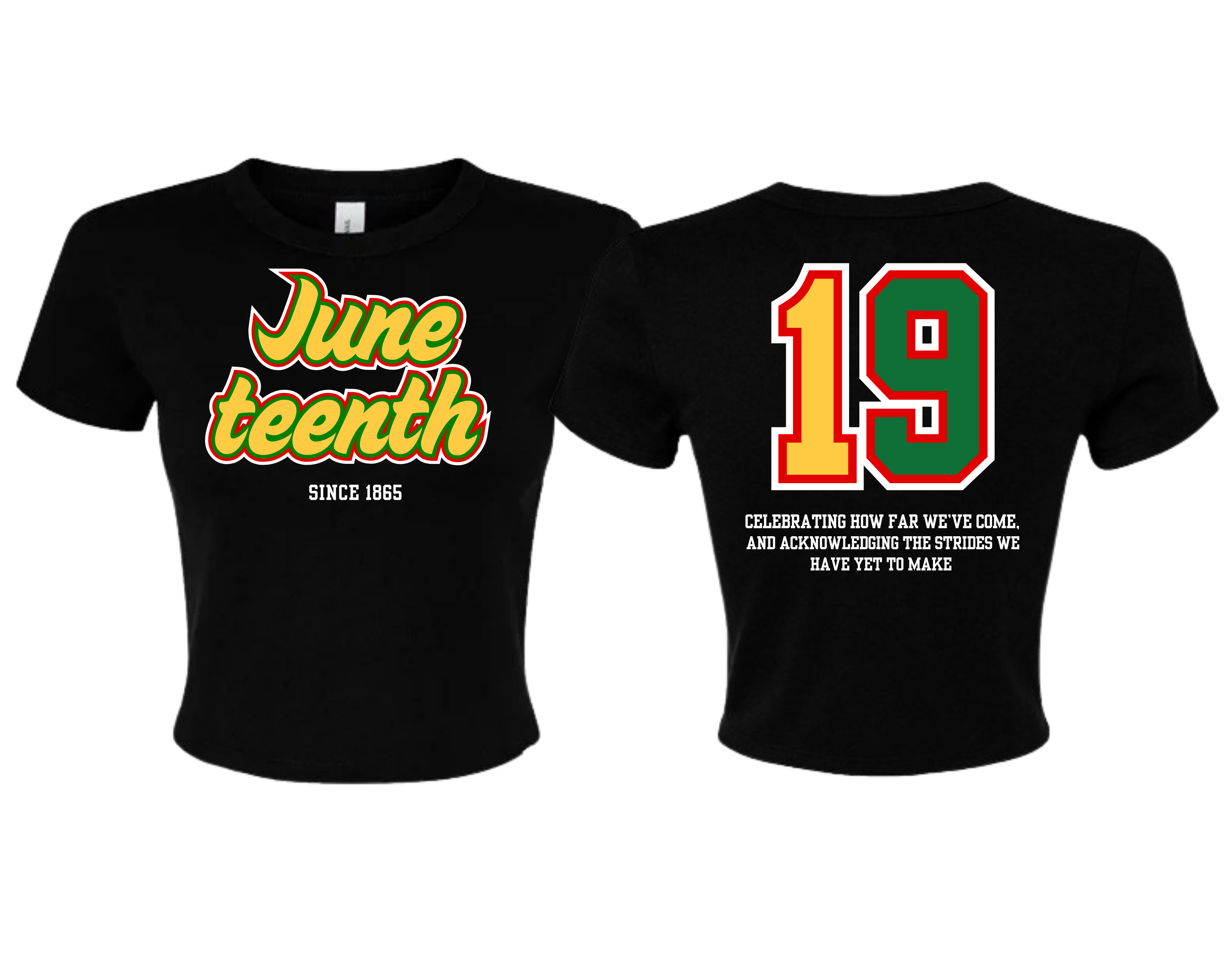 Juneteenth Crop T-Shirt