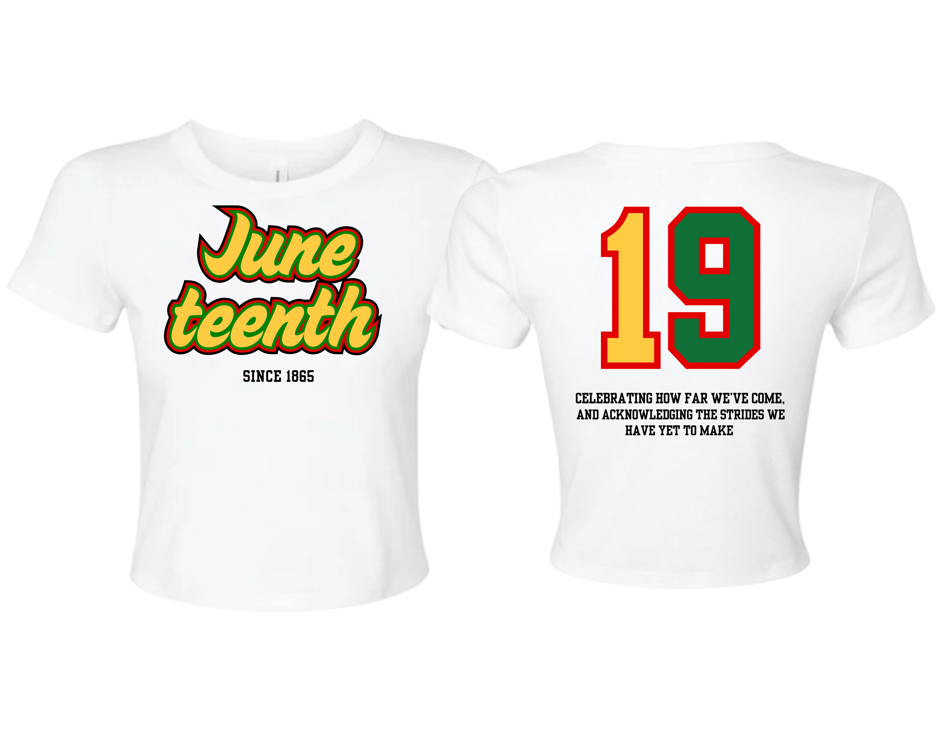 Juneteenth Crop T-Shirt