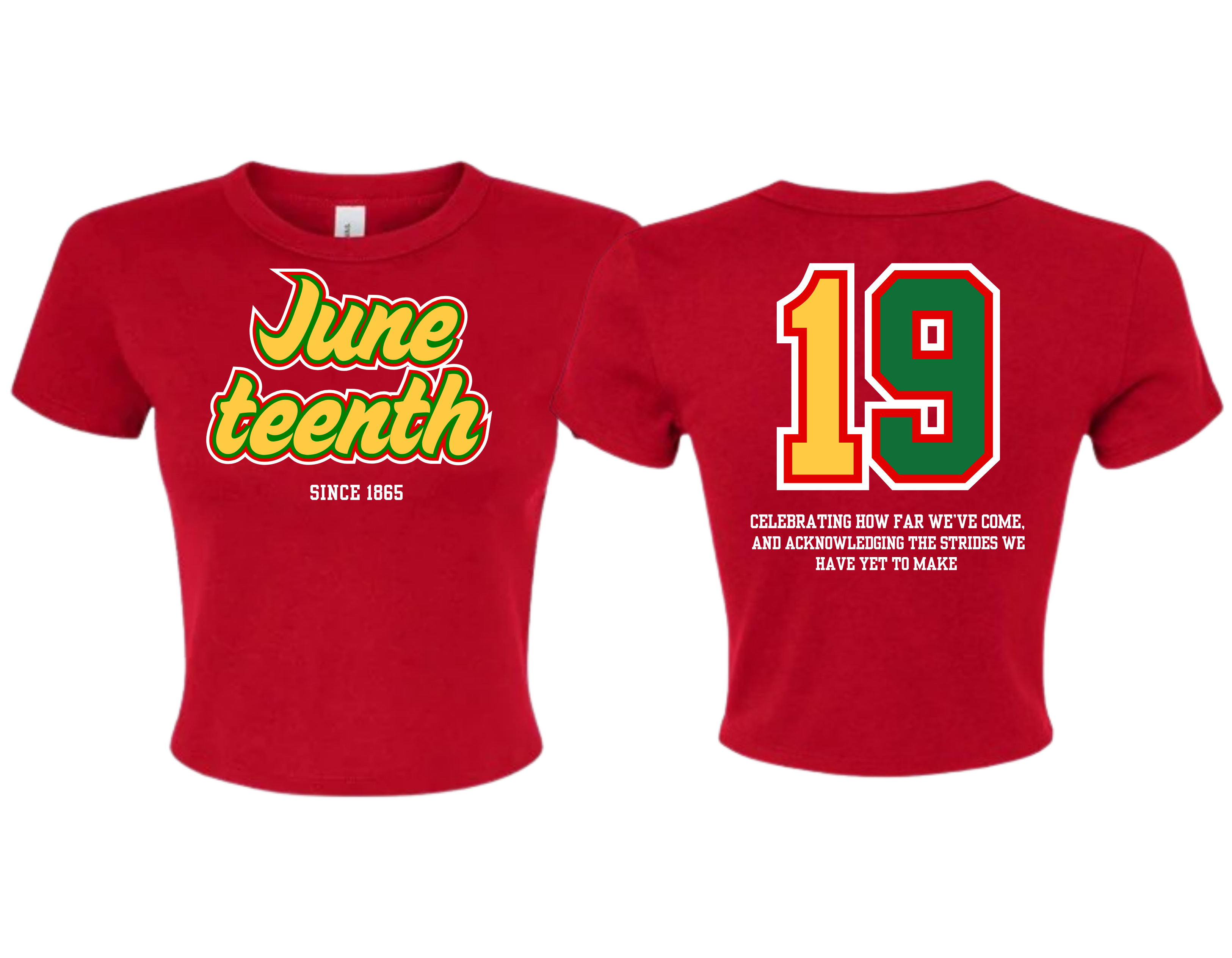 Juneteenth Crop T-Shirt